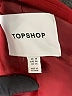 Topshop 100% Polyester Red Blazer Size 14 - photo 6