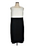 DN Design Color Block Black Cocktail Dress Size 16 - photo 1
