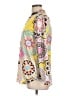 Unbranded Print Yellow Long Sleeve Blouse Size L (estimated) - photo 5