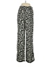 AGB Animal Print Black Casual Pants Size S - photo 1
