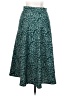 Shein Animal Print Teal Casual Skirt Size XS - photo 2
