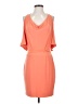 Cache Solid Orange Cocktail Dress Size XS - photo 1