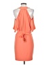 Cache Solid Orange Cocktail Dress Size XS - photo 2
