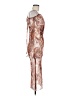 Shein Graphic Brown Cocktail Dress Size M (estimated) - photo 4