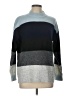 decker Color Block Blue Turtleneck Sweater Size L - photo 1