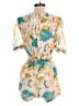 Walter Baker Floral Pink Blue Romper Size XS - photo 2