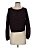Sans Souci 100% Cotton Burgundy Pullover Sweater Size S - photo 1