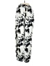 Double Zero Print Ivory Casual Pants Size S - photo 1