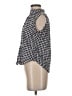 Assorted Brands Houndstooth Black Sleeveless Button-Down Shirt Size XS - photo 5