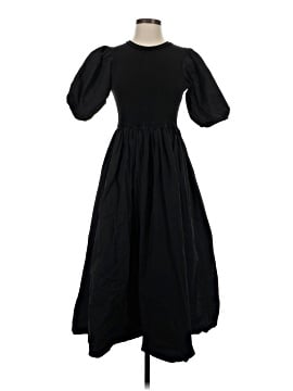 ross dress for less black friday hours Mckenna Shoulder Tie Tiered Ruffle Cotton Midi Dress (Black)  La Belle  Boutique
