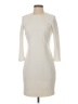 Maia Solid Ivory Casual Dress Size 4 - photo 1