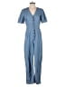 Madewell Solid Blue Jumpsuit Size 2 - photo 1