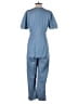 Madewell Solid Blue Jumpsuit Size 2 - photo 2
