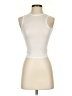 MNG 100% Polyester Ivory Tank Top Size XS - photo 1