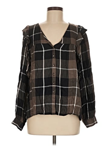 Bobeau Long Sleeve Blouse (view 1)
