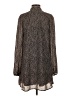 Talula 100% Polyester Chevron-herringbone Brown Casual Dress Size S - photo 2