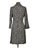 Laundry by Design Print Black Casual Dress Size 12 - photo 2