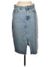 MNG Blue Denim Skirt Size M - photo 1