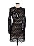 Mary Katrantzou 100% Polyester Black Cocktail Dress Size 6 - photo 1