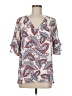 Ann Taylor LOFT 100% Polyester Ivory 3/4 Sleeve Blouse Size M - photo 1