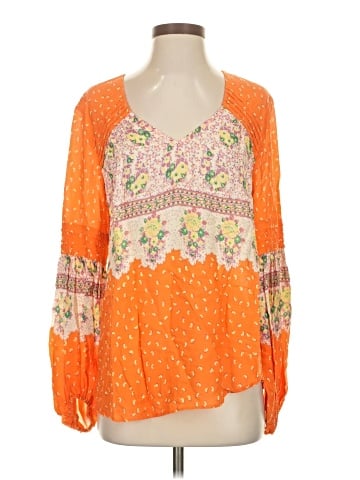 Maeve by Anthropologie 3/4 Sleeve Blouse (view 1)