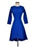 The Limited Solid Blue Cocktail Dress Size XXS - photo 1