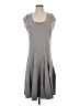 Assorted Brands Solid Gray Casual Dress Size 4 - photo 1