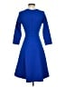 The Limited Solid Blue Cocktail Dress Size XXS - photo 2