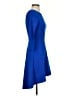 The Limited Solid Blue Cocktail Dress Size XXS - photo 4