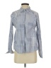 Odille 100% Cotton Blue Long Sleeve Button-Down Shirt Size 4 - photo 1