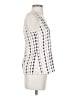 Theory 100% Silk White Sleeveless Silk Top Size 00 - photo 4