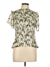 Ellison 100% Polyester Green Short Sleeve Blouse Size L - photo 1