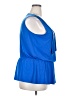 MICHAEL Michael Kors Blue Sleeveless Blouse Size 2X - photo 4