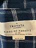 Trovata Plaid Blue Long Sleeve Button-Down Shirt Size M - photo 7