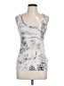 Calvin Klein Silver Sleeveless Top Size L - photo 1