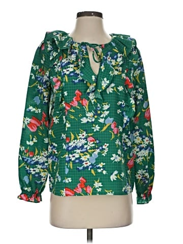 Ann Taylor LOFT Long Sleeve Blouse (view 1)