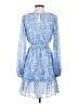 Assorted Brands Paisley Blue Cocktail Dress Size S (estimated) - photo 2