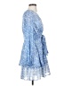 Assorted Brands Paisley Blue Cocktail Dress Size S (estimated) - photo 4