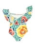 Unbranded Floral Ivory One Piece Swimsuit Size S - photo 2