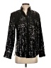 J.Crew Collection 100% Polyester Black Long Sleeve Blouse Size 0 - photo 1