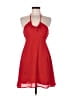 Soleil 100% Polyester Solid Red Cocktail Dress Size 8 - photo 1