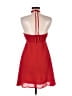 Soleil 100% Polyester Solid Red Cocktail Dress Size 8 - photo 2