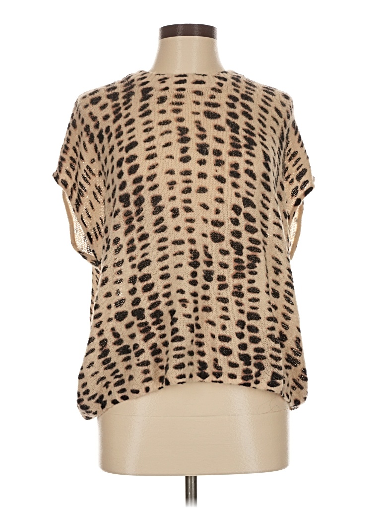 Pre-owned Lna Poncho In Tan