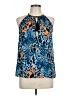 Kensie 100% Polyester Blue Sleeveless Blouse Size L - photo 1