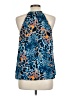 Kensie 100% Polyester Blue Sleeveless Blouse Size L - photo 2