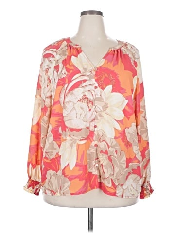 Beautiful by Lawrence Zarian Long Sleeve Blouse (view 1)