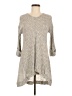Wanderlux Chevron-herringbone Gray Casual Dress Size M - photo 1