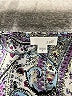 J.Jill 100% Polyester Paisley Purple 3/4 Sleeve Blouse Size M - photo 7