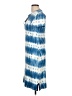 Chaps Tie-dye Blue Casual Dress Size L - photo 5