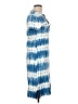 Chaps Tie-dye Blue Casual Dress Size L - photo 4